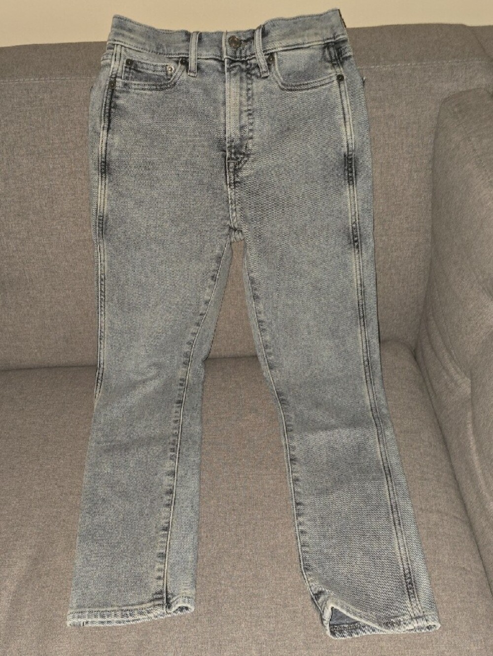 GAP Jeans Women's Size 00P 00 Petite 24P Grey Vintage Slim High Rise